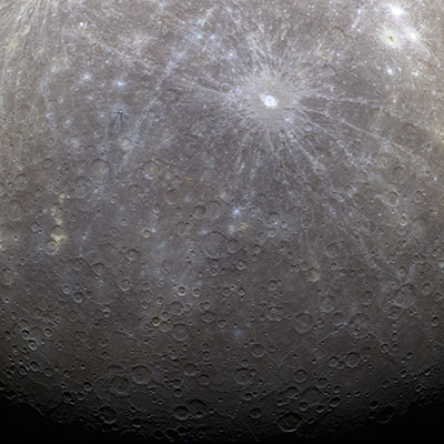 mercury messenger first color image