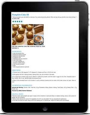 AllRecipies iPad
