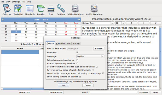 qOrganizer