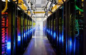 Google's Iowa network room