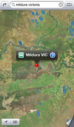 Apple Maps Mildura