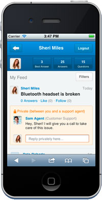 salesforce service cloud mobile