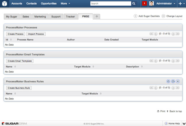 ProcessMaker SugarCRM Edition