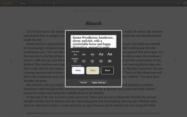 Kindle Cloud Reader