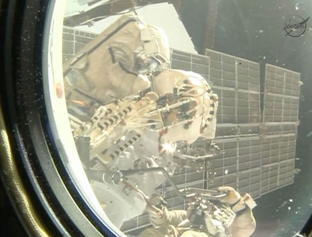 ISS spacewalkers