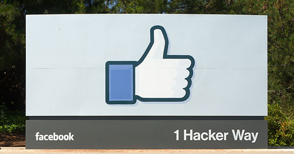Facebook sign