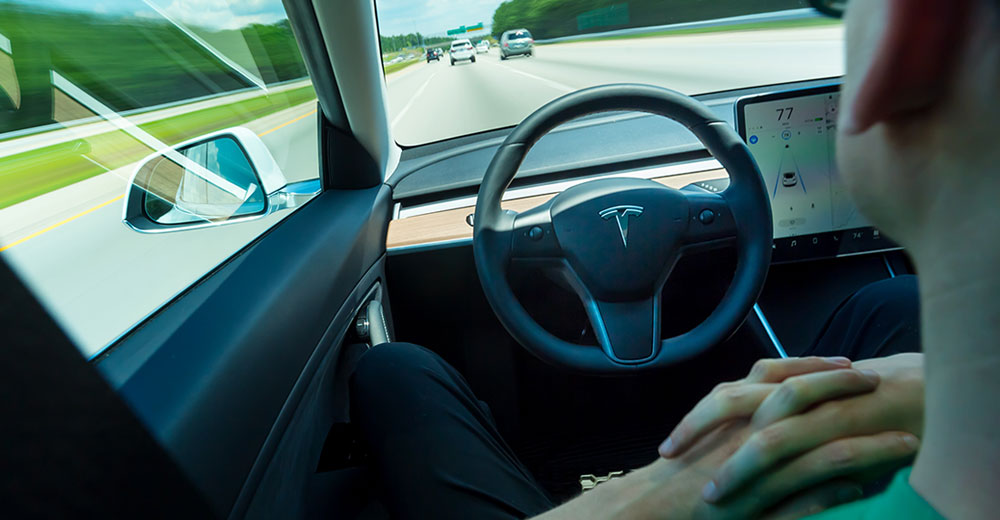 Tesla Model 3 Autopilot system autonomous vehicle