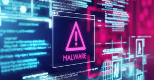 malware alert on computer screen