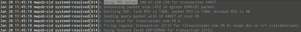 Using Dns Server Global Configuration